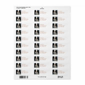 Mailing Label-2 - Gepersonaliseerd Etiket (Full Sheet)