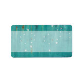 Mailing Toevoegen Shenandoah Wood Rusted Turquoise Etiket (Voorkant)