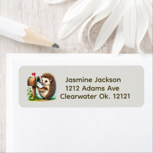 Mailing voor lieve egelvrienden etiket