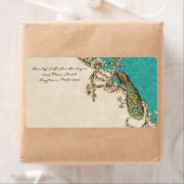 Mailinglabels - pacock & etchings etiket (Insitu)