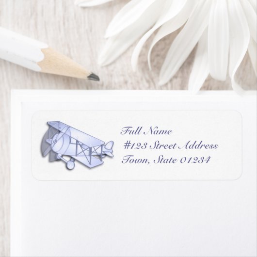 Mailinglabels voor luchtvaart etiket (Insitu)