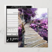 Mailinglijst Commentaar Kaart Wisteria Trappen (Voorkant / Achterkant)