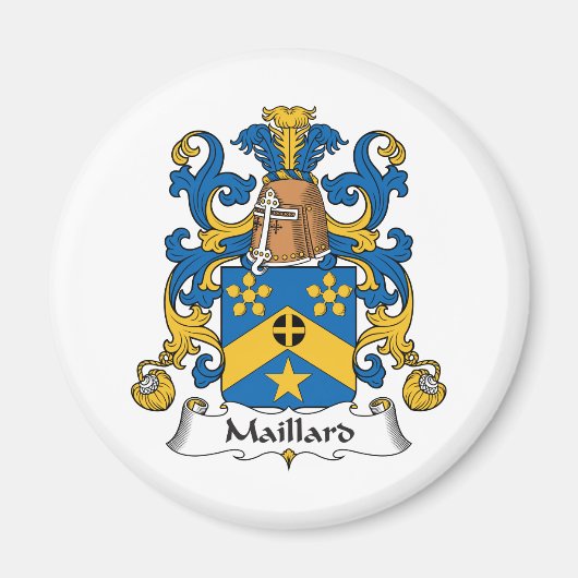 Maillard Family Crest Magneet (Voorkant)