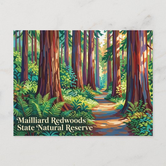Mailliard Redwoods State Natural Reserve Briefkaart (Voorkant)