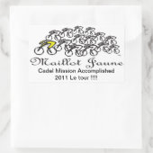 Maillot Jaune Rechthoekige Sticker (Tas)