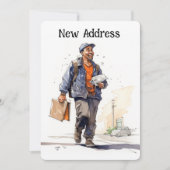 Mailman Bewegende Aankondiging Kaarten (Voorkant)