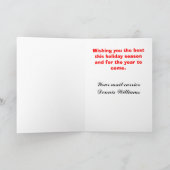 Mailman Christmas Kaart (Binnen)