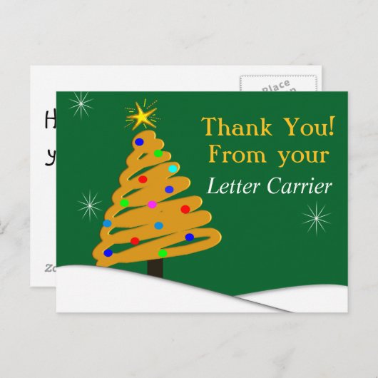 Mailman DANK JE BRIEFKAART III (Voorkant / Achterkant)