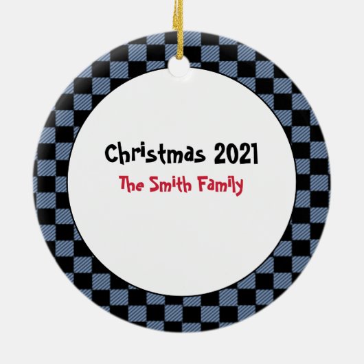 Mailman Dank je cadeautje - Postal Worker Keepomwi Keramisch Ornament (Achterkant)