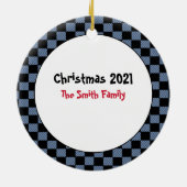 Mailman Dank je cadeautje - Postal Worker Keepomwi Keramisch Ornament (Achterkant)