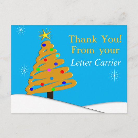 Mailman DANK U BRIEFKAART IV (Voorkant)