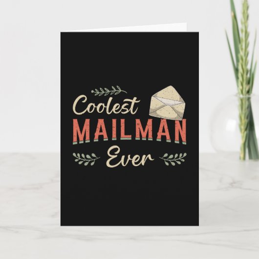 Mailman Day Postman Post Job Levering cadeau idee Kaart (Voorkant)