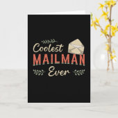 Mailman Day Postman Post Job Levering cadeau idee Kaart (Gele Bloem)