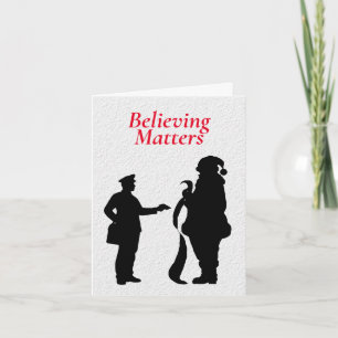 Mailman en kerstman Kaart