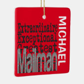 Mailman Extraordinaire CUSTOM Ceramic Ornamed Keramisch Ornament (Rechts)