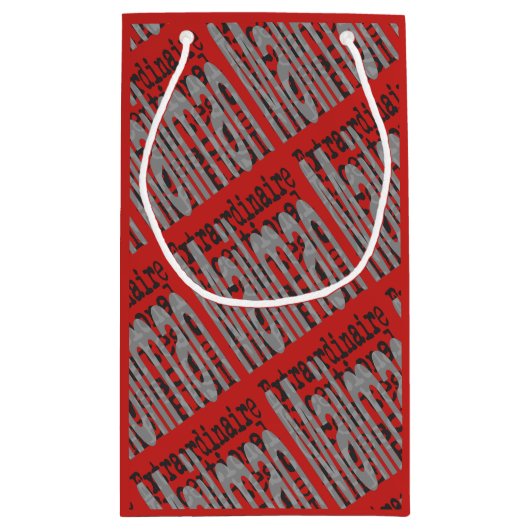 Mailman Extraordinaire Klein Cadeauzakje (Achterkant)