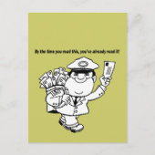 Mailman Humor - Tegen de tijd dat je dit leest ... Briefkaart (Voorkant)