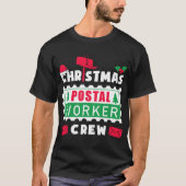 Mailman Kerstpoststempel T-shirt (Voorkant)