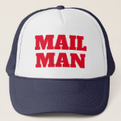 MailMan kostuum trucker hoed Trucker Pet (Voorkant)