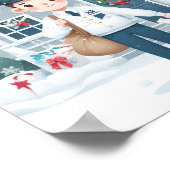 Mailman met Kerstmis Poster (Hoek)