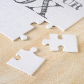 Mailman naar fitness heel pakket in uw postvak legpuzzel (Zijkant)