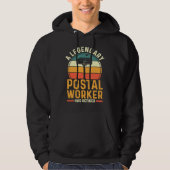 Mailman Retirement A Legendary Postal Worker Has R Hoodie (Voorkant)