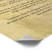 Mailman's Creed Letter Carrier-cadeau Poster (Hoek)