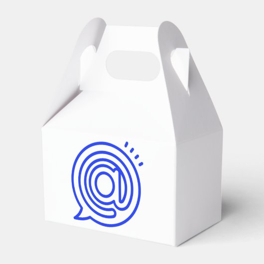 MailMemento: Gepersonaliseerde papieren Keepsakes Bedankdoosjes (Voorkant Zijde)