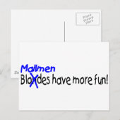 Mailmen hebben meer plezier briefkaart (Voorkant / Achterkant)