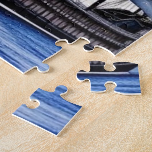  mails met gevechtsschepen onderweg legpuzzel (Zijkant)