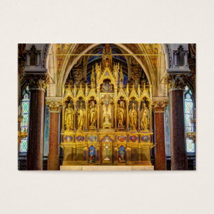 Main Altar in Votivkirche, Wenen, Oostenrijk Visitekaartjes