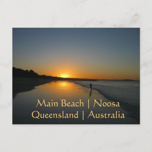 Main Beach, Noosa, Queensland, Australië briefkaar Briefkaart (Voorkant)