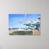 Main Beach Pavillion East Hampton Canvas Afdruk (Voorkant)