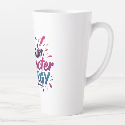 Main Character Energy Coffee Mug – Empowerment  Latte Mok (Rechts)