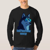 Main Character Energy – Husky with Shades T-Shirt  (Voorkant)