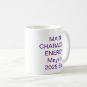 Main Character Energy Mok – Trending Virale Quote (Voorkant rechts)