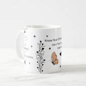 Main Character Energy Motivational Coffee Mug Koffiemok (Voorkant links)
