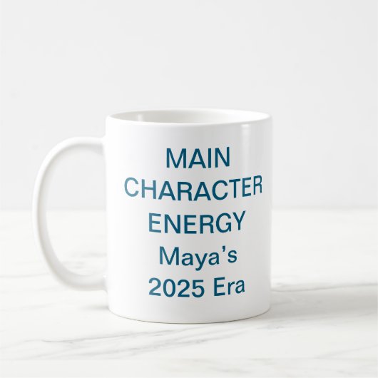 Main Character Energy Mug – Trending Viral Quote  Koffiemok (Links)