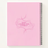 Main Character Energy Roze Citaat Notitieboek (Achterkant)