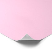 Main Character Energy Roze Citaat Poster (Hoek)