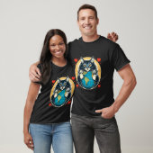 Main Coon Kat Aardse Dag Knuffel Liefde Eigenaar P T-shirt (Unisex)
