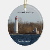 Main Duck Island Light ornament (Links)