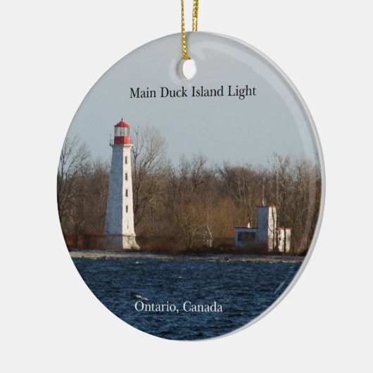 Main Duck Island Light ornament (Links)