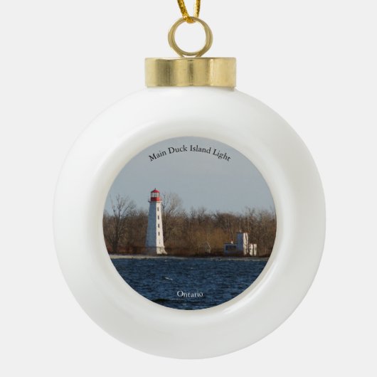 Main Duck Island Light ornament (Voorkant)