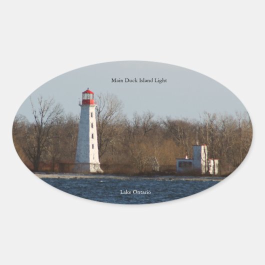 Main Duck Island Light sticker (Voorkant)