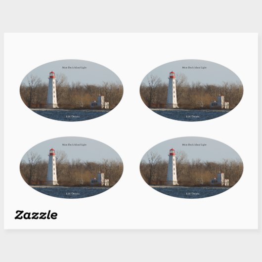 Main Duck Island Light sticker (Vel)