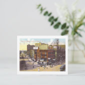 Main en Niagara Sts., Buffalo, Vintage van New Yor Briefkaart (Staand voorkant)