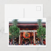 Main Hall, Senso-ji Temple, Asakusa: Tokio Briefkaart (Voorkant / Achterkant)