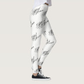 Main of Honor Leggings - Zwart op wit (Rechts)