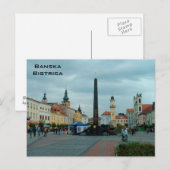 Main Square - Banska Bistrica Briefkaart (Voorkant / Achterkant)